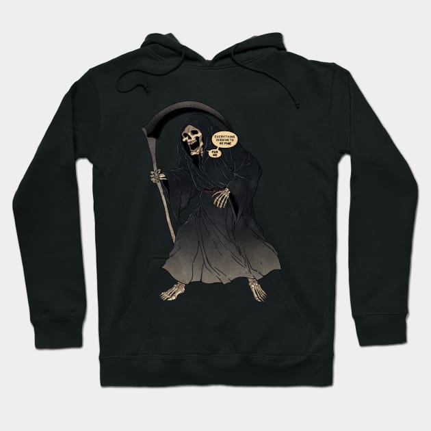 Grinning reaper Hoodie by FanFreak